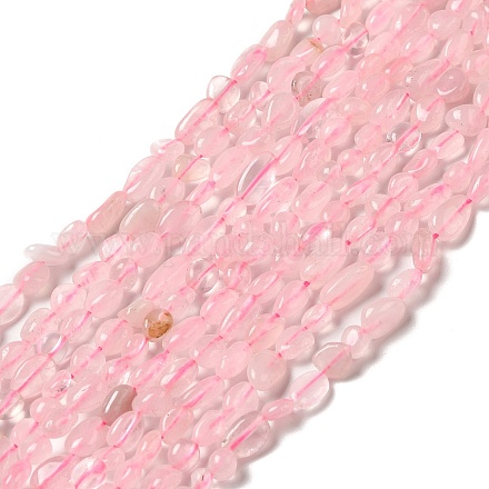 Chapelets de perles en quartz rose naturel G-I351-A05-1