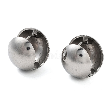 Серьги-кольца из нержавеющей стали 304 EJEW-L291-004P-1