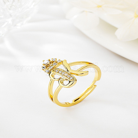 Латунные микро проложить пальцев кольца кубического циркония FS-WG67CBC-12-1