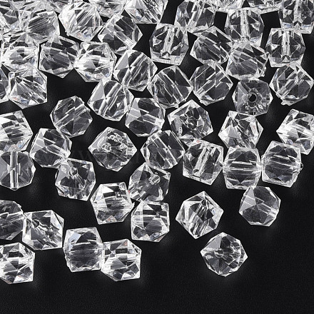 Abalorios de acrílico transparentes MACR-S373-132-B01-1
