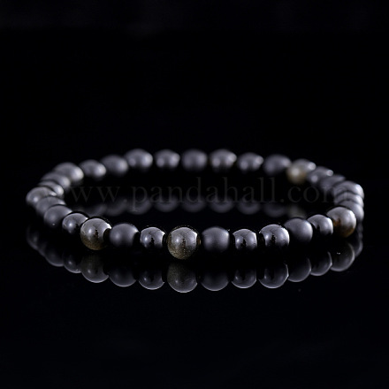 Браслеты из матовых круглых бусин из натуральных драгоценных камней для мужчин SB1725-1