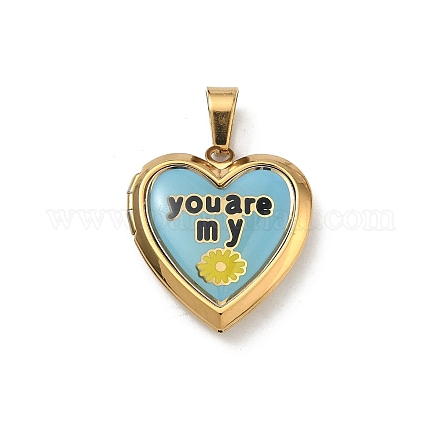 Подвески-медальоны из нержавеющей стали 304&nbsp;STAS-H255-02G-05-1