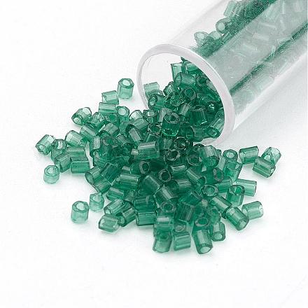 Perlas de vidrio de taladro redondo de dos-agujeros 11/0 SEED-G006-2mm-19-1