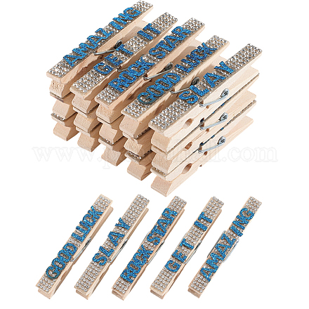 30 шт. 5 стиля стразы для черлидинга AJEW-SP0002-58A-1