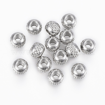 Perles en 201 acier inoxydable STAS-G154-37-4mm-1