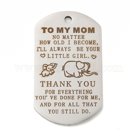 Подвески из нержавеющей стали 201 STAS-L079-01P-01-1