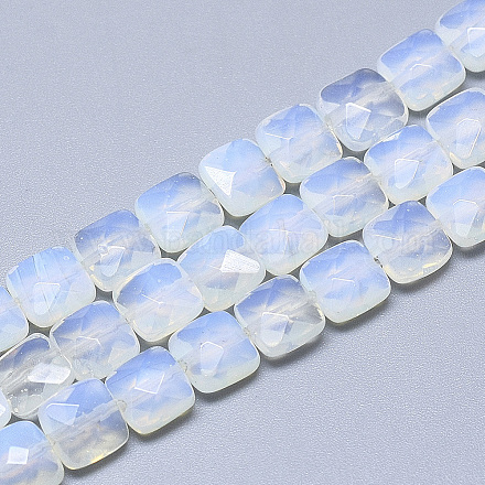 Chapelets de perles d'opalite X-G-S357-D01-15-1