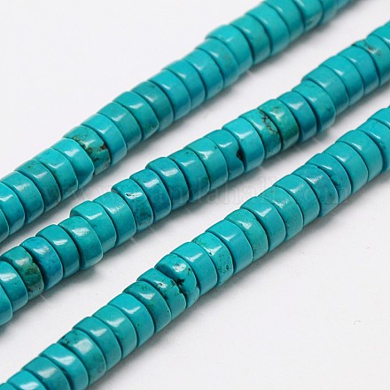 Dyed Natural Magnesite Beads Strands G-N0131-28-6mm-1