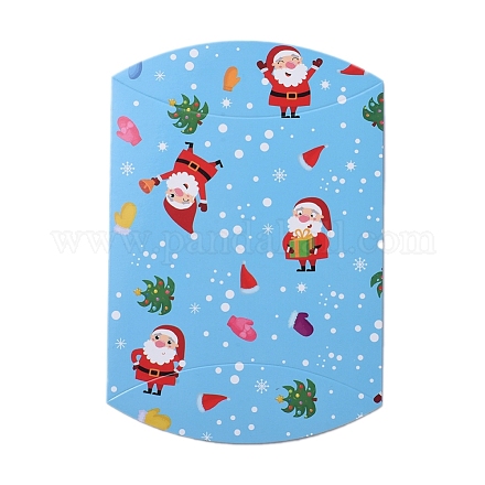 Boîtes d'oreiller de carte-cadeau de Noël X-CON-E024-01D-1