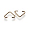 Iron Triangle Rings, Buckle Clasps, Fit For Top Drilled Beads, Webbing, Strapping Bags, Antique Bronze, 6x9.5x0.8mm, about 100pcs/bag