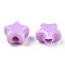 Opaque Acrylic Beads, Star, Plum, 9x9.5x5.5mm, Hole: 2.5mm, about 2050pcs/500g