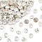 Preciosa® MAXIMA Crystal Round Stones, Czech Crystal, Dura Foiling, Round(431 11 615 Chaton), 00030 242 Argent Flare, SS29(6.15~6.35mm)