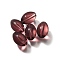 K9 Glass, Imitation Austrian Crystal Beads, Oval, Indian Red, 11x8mm, Hole: 1.8mm