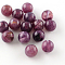 Round Imitation Gemstone Acrylic Beads, Dark Orchid, 6mm, Hole: 1.5mm, about 4100pcs/500g