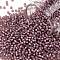 TOHO 11/0 Round Beads, Japanese Seed Beads, (305) Inside Color Crystal/Blush Lined, 2.2mm, Hole: 0.8mm, about 50000pcs/pound
