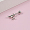 Water Faucet 304 Stainless Steel Cartilage Earrings, Stainless Steel Color, 8mm