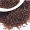 MIYUKI Delica Beads, Cylinder, Japanese Seed Beads, 11/0, (DB1891) Transparent Dark Topaz Luster, 1.3x1.6mm, Hole: 0.8mm, about 2000pcs/10g