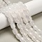 Natural Quartz Crystal Beads Strands, Rock Crystal, Column, 16x13mm, Hole: 1.2mm, about 35pcs/strand, 16.14''(41cm)