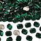 Preciosa® MAXIMA Crystal Fancy Stones, Czech Crystal, 435 34 222 Octagon, Dura Foiling, 50730 Emerald, 12x10mm