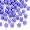Opaque Acrylic Beads, No Hole, Round, Medium Slate Blue, 4mm, about 1176pcs/42g