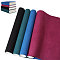 6 Styles DIY Microfiber Leather Fabrics, with Paper Back, for Book Binding, Mixed Color, 994x428x0.3mm