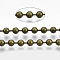 Brass Ball Chains, Long-Lasting Plated, Soldered, with Spool, Cadmium Free & Nickel Free & Lead Free, Antique Bronze, 3.2mm, about 150.91 Feet(46m)/roll