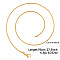 1.2MM Unisex 304 Stainless Steel Snake Chains Necklaces