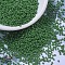MIYUKI Round Rocailles Beads, Japanese Seed Beads, 11/0, (RR431) Opaque Green Luster, 11/0, 2x1.3mm, Hole: 0.8mm, about 5500pcs/50g