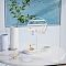 Iron Earrings Storage Rack, Necklaces Display Holder, Jewelry Storage Stands, White, 24.5x9x31cm