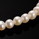 Natural Cultured Freshwater Pearl Beads Strands PEAR-E002-34-1