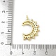 Латунные микро проложить кубического циркония подвески KK-M322-44G-3