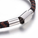 Leather Braided Cord Bracelets BJEW-E352-20P-3