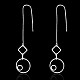 Trendy Brass Threader Earrings EJEW-BB21093-7