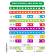 Sunnyclue 10 pz 10 colori braccialetti in silicone per bambini BJEW-SC0001-11-2