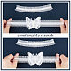 Elastische Brautstrumpfbänder aus Polyesterspitze DIY-WH0308-148A-3