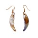 Boucles d'oreilles en coquille naturelle&nbsp;FS-WG91FAC-01-2