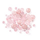 Perline di quarzo rosa con pietre preziose rotonde naturali pandahall G-TA0001-09-5
