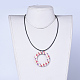 Ожерелья с подвесками из рафии NJEW-JN02359-03-5