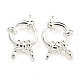 304 Stainless Steel Spring Ring Clasps STAS-G190-17S-C-1