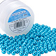Benecreat umweltfreundliche runde Perlen aus gefärbtem Glasperlen HY-BC0001-8mm-RB073-1