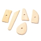 Strumento di batacchio curvo intaglio in legno argilla ceramica TOOL-F014-01-1