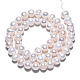 Fili di perle di perle d'acqua dolce coltivate naturali PEAR-N013-07H-5