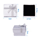 Benecreat 12 Packung Ring Geschenkbox mit Schaumstoff und Samteinsatz kleine harte Geschenkbox für Ringohrringschmuck CBOX-BC0001-02-5