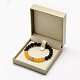 Boîtes de bracelet en plastique et en carton OBOX-L002-06-3