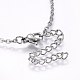 304 Stainless Steel Pendant Necklaces NJEW-F223-36-4