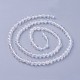 Brins de perles de topaze blanche naturelle G-F619-28-4mm-2