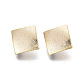 Brass Stud Earring Findings X-KK-N233-020-NF-2