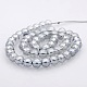 Pearl Luster Plated Glass Round Beads Strands GLAA-A025-8mm-PL02-2