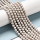 Perlenstränge aus kubischen Zirkonia-Imitationsperlen ZIRC-P109-03C-01-2