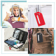 Craspire 16 set di etichette per bagagli in plastica pvc a 8 colori AJEW-CP0001-98-6
